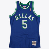 Dallas Mavericks Jason Kidd 1997 Hardwood Classics Road Swingman Jersey By Mitchell & Ness - Royal -