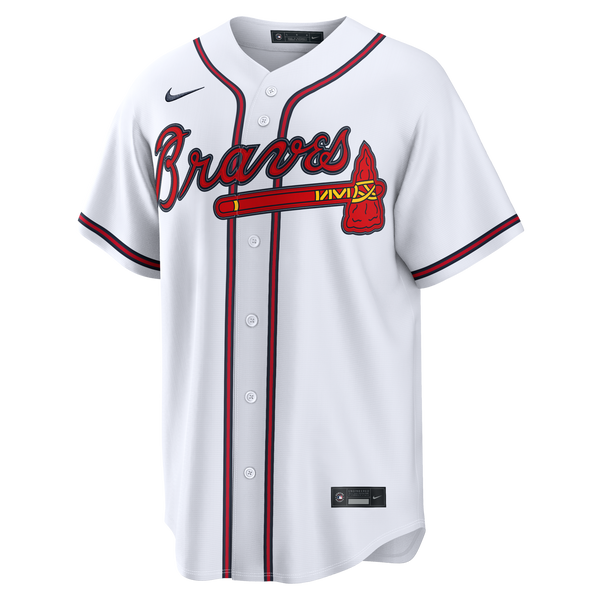 Atlanta Braves Grant Holmes Nike White Home Replica Jersey