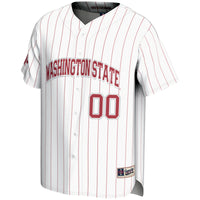 Washington State Cougars GameDay Greats NIL Pick-A-Player Lightweight Baseball Jersey - White