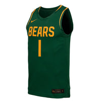 Baylor Bears Nike Replica Basketball Jersey - Green