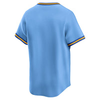 Milwaukee Brewers Nike Light Blue Cooperstown Collection Limited Jersey