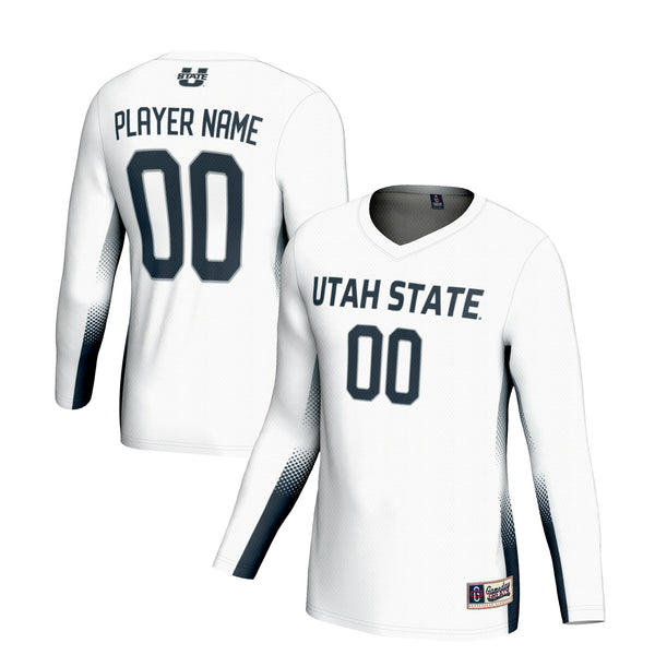 Utah State Aggies GameDay Greats NIL Lightweight Volleyball Jersey - White