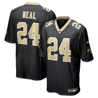 New Orleans Saints Devin Neal Nike Black Team Game Jersey