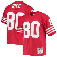San Francisco 49ers Jerry Rice Mitchell & Ness Scarlet Legacy Replica Jersey