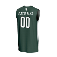 Michigan State Spartans GameDay Greats NIL Pick-A-Player Lightweight Basketball Fashion Jersey - Green