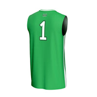 #1 Marshall Thundering Herd GameDay Greats Lightweight Collegiate Basketball Fashion Jersey - Kelly Green