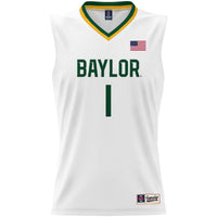 #1 Baylor Bears GameDay Greats Lightweight Basketball Jersey - White