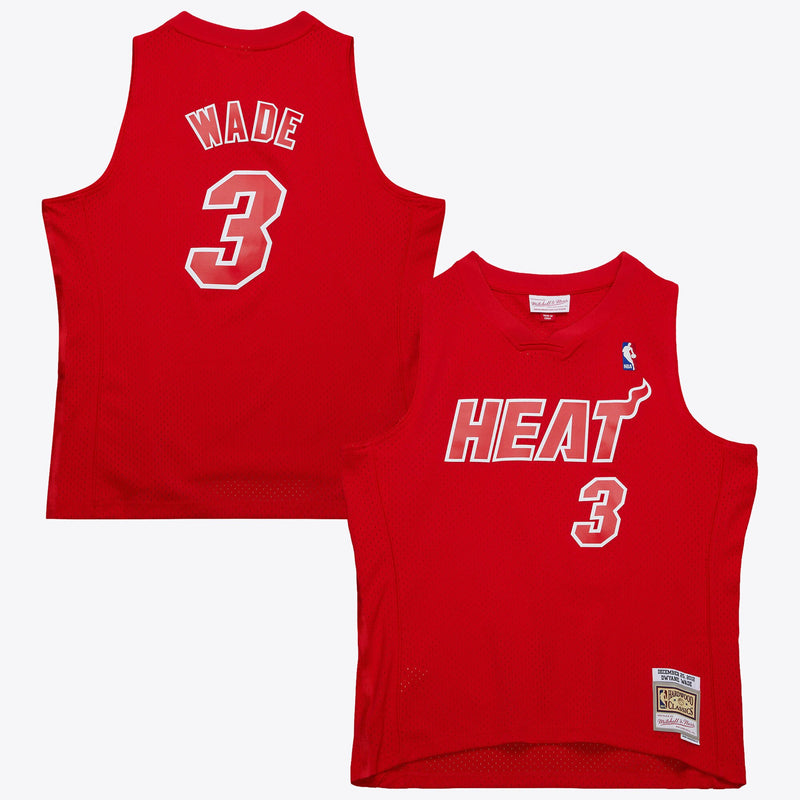 Miami Heat Mitchell & Ness Dwyane Wade 2012 Day Jersey - Scarlet