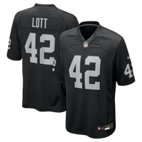 Las Vegas Raiders Ronnie Lott Nike Black Game Retired Player Jersey