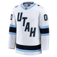 Utah Mammoth Fanatics White Away Premium Custom Jersey