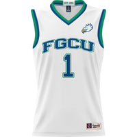 #1 Florida Gulf Coast Eagles GameDay Greats Lightweight Basketball Jersey - White
