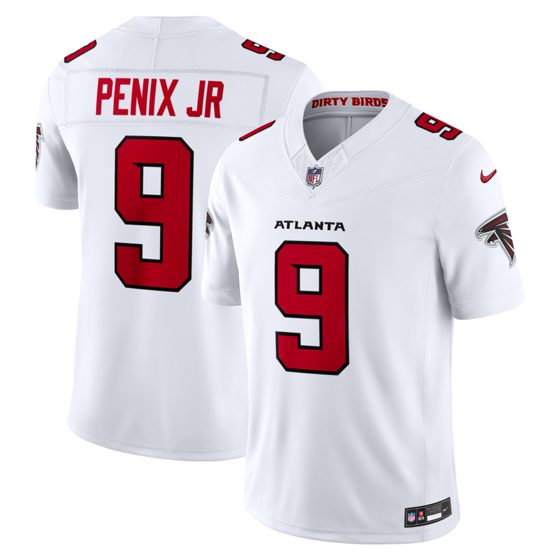 Atlanta Falcons Michael Penix Jr. Nike White Vapor F.U.S.E. Stitched Limited Jersey