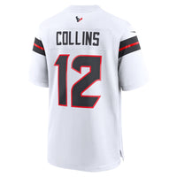 Houston Texans Nico Collins Nike White Game Jersey
