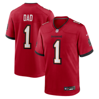 Tampa Bay Buccaneers Number 1 Dad Nike Red Game Jersey