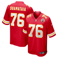 Kansas City Chiefs Kingsley Suamataia Nike Red Game Jersey