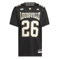 #26 Louisville Cardinals adidas For the Ville Premier Strategy Jersey - Black