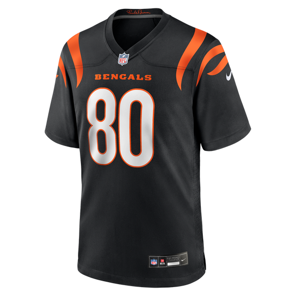 Cincinnati Bengals Andrei Iosivas Nike Black Team Game Jersey