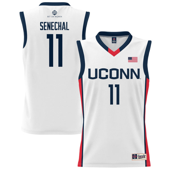 Lou Lopez-Senechal UConn Huskies GameDay Greats Lightweight Basketball Alumni Jersey - White