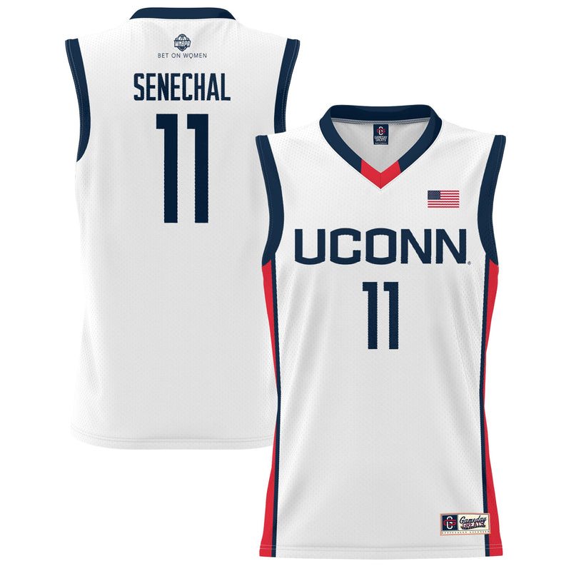 Lou Lopez-Senechal UConn Huskies GameDay Greats Lightweight Basketball Alumni Jersey - White