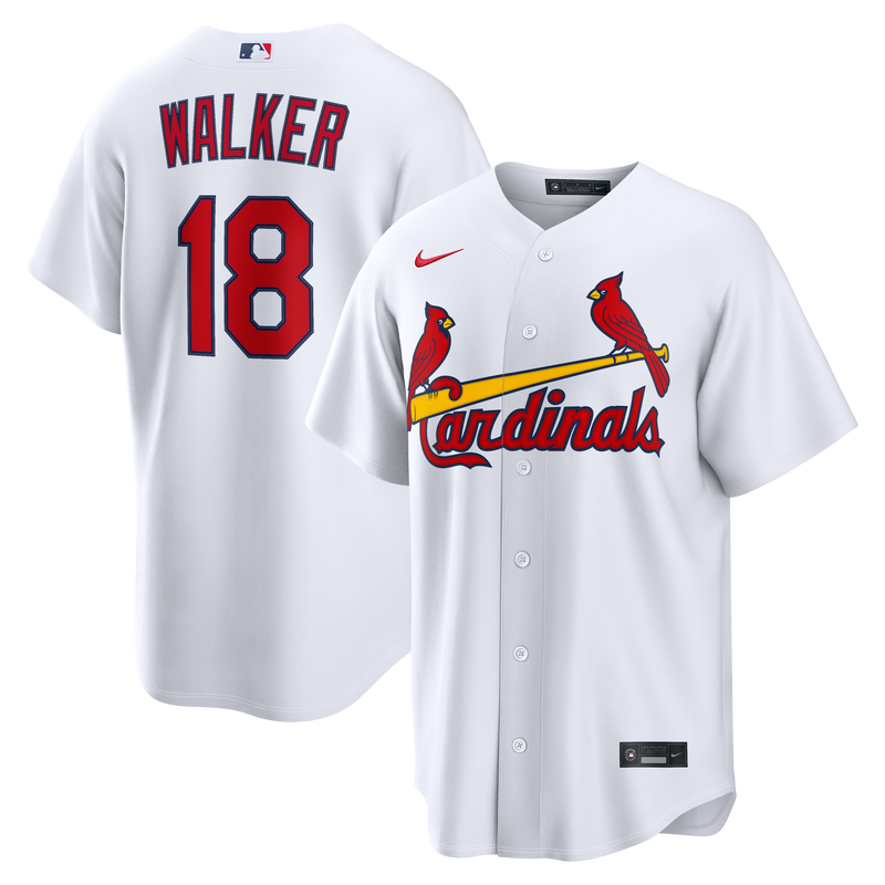 St. Louis Cardinals Jordan Walker Nike White Home Replica Jersey