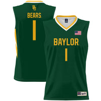 #1 Baylor Bears GameDay Greats Lightweight Basketball Jersey - Green