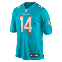 Miami Dolphins Quinn Ewers Nike Aqua Team Game Jersey