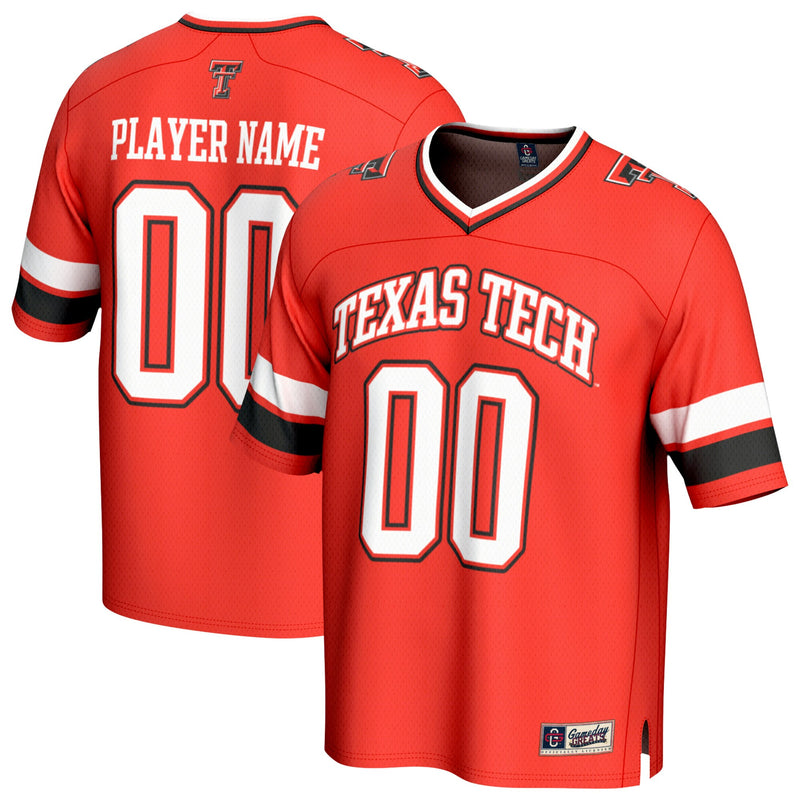 Texas Tech Red Raiders GameDay Greats NIL Pick-A-Player Lightweight Collegiate Football Fashion Jersey - Red