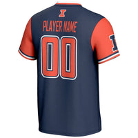 Illinois Fighting Illini GameDay Greats NIL Pick-A-Player Lightweight Softball Jersey - Navy