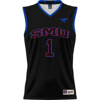 #1 SMU Mustangs GameDay Greats Lightweight Basketball Jersey - Black