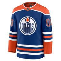 Edmonton Oilers Fanatics Royal Home Premium Custom Jersey