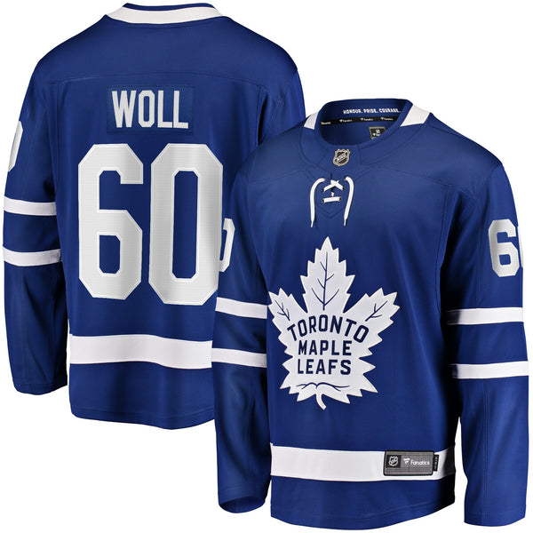 Toronto Maple Leafs Joseph Woll Fanatics Blue Home Premier Breakaway Player Jersey
