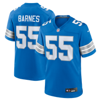 Detroit Lions Derrick Barnes Nike Blue Team Game Jersey