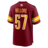 Washington Commanders Nick Bellore Nike Burgundy Team Game Jersey