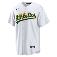 Athletics Lawrence Butler Nike White Home Replica Jersey