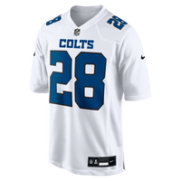 Indianapolis Colts Jonathan Taylor Nike Tundra White Fashion Game Jersey