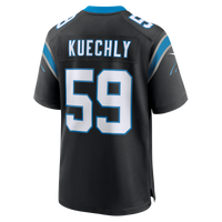 Carolina Panthers Luke Kuechly Nike Black Team Game Jersey