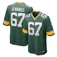 Green Bay Packers Donovan Jennings Nike Green Team Game Jersey
