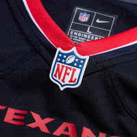 Houston Texans Tank Dell Nike Navy Game Jersey
