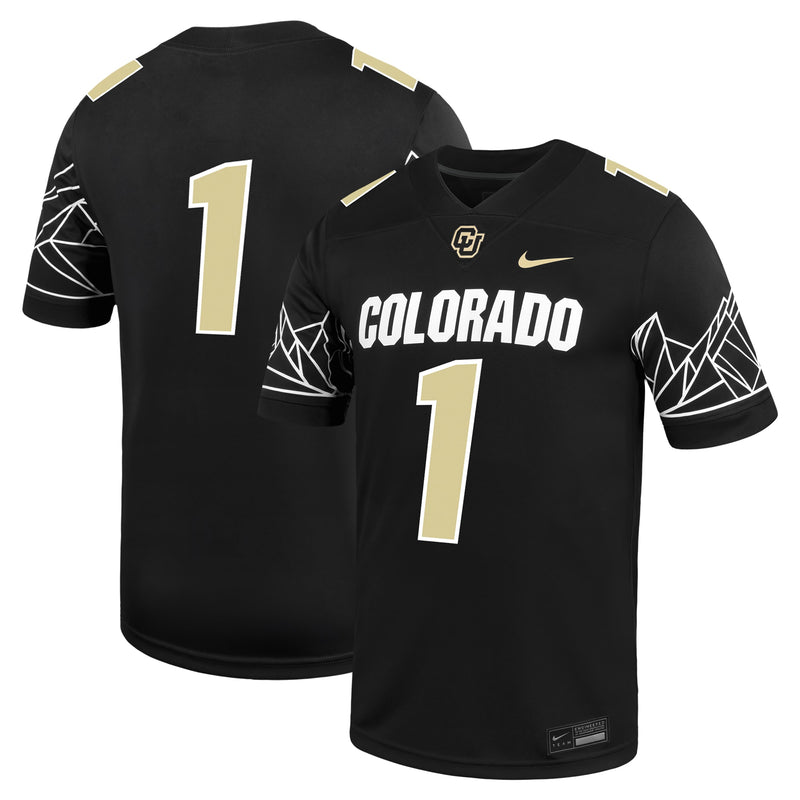 Colorado Buffaloes Nike Untouchable Game Jersey - Black