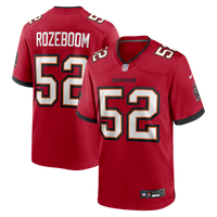 Tampa Bay Buccaneers Christian Rozeboom Nike Red Team Game Jersey