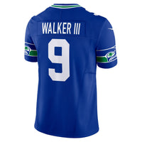 Seattle Seahawks Kenneth Walker III Nike Royal Vapor F.U.S.E. Limited Jersey