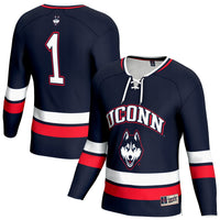 UConn Huskies GameDay Greats Lightweight Hockey Team Fashion Jersey - Navy