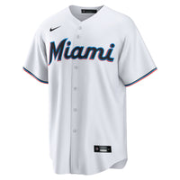 Miami Marlins Sandy Alcantara Nike White Replica Player Jersey