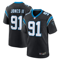 Carolina Panthers Patrick Jones II Nike Black Team Game Jersey