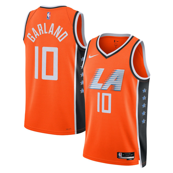 LA Clippers Nike 2025/26 City Edition Swingman Jersey - Orange - Darius Garland