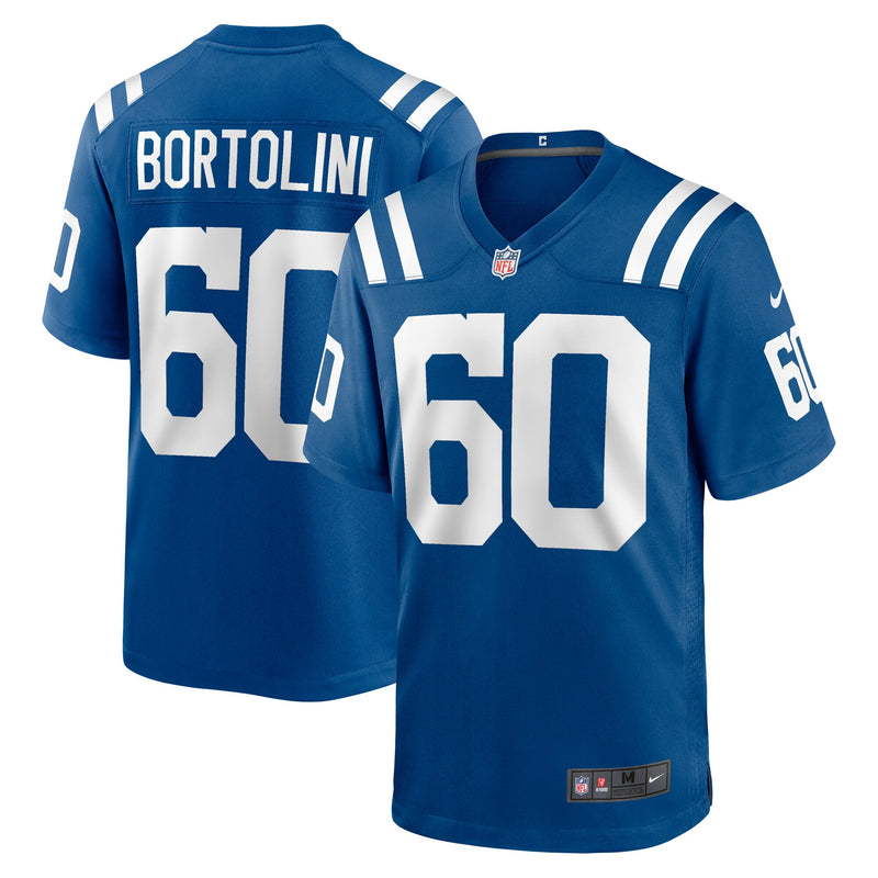 Indianapolis Colts Tanor Bortolini Nike Royal Game Jersey