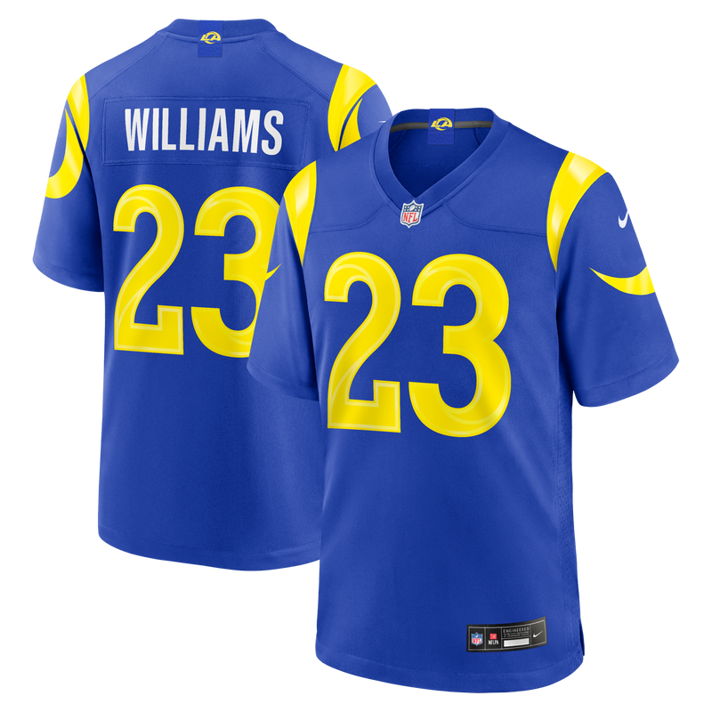 Los Angeles Rams Kyren Williams Nike Royal Team Game Player Jersey