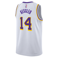Los Angeles Lakers Nike Association Edition Edition Swingman Jersey - White - Walker Kessler