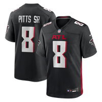 Atlanta Falcons Kyle Pitts Sr. Nike Black Team Game Jersey