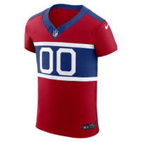 New York Giants Nike Red Alternate Vapor F.U.S.E. Elite Custom Jersey